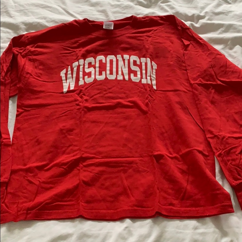 COPY - Gildan Men’s Wisconsin long sleeve T-shirt